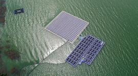 İşte Türkiye'nin ilk yüzer güneş santralı