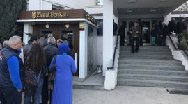 Bunu duyan ATM'ye koştu