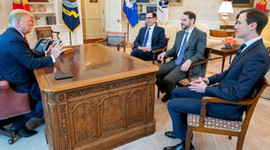 Bakan Albayrak, ABD Başkanı Trump ile görüştü