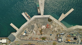 Dev projede son durum! Havadan görüntülendi