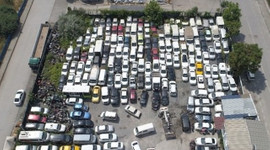 25 bini araç çürümeye terk edildi