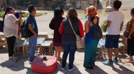 İlçeye akın ettiler