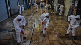 1 Haziran'da açılacak Kapalıçarşı dezenfekte edildi