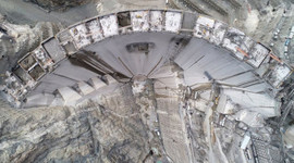 Yusufeli Barajı'nda 220 metreye ulaşıldı