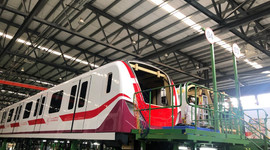 Gayrettepe-İstanbul Havalimanı Metrosu'nda ilk tren raylara indi