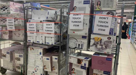 Suudi Arabistan'da boykotun fotoğrafı: Türk mallarına dokunmayın