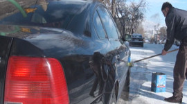 Sokakta araba yıkayana ceza!