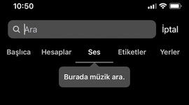 Müzik arama özelliği Türkiye’de