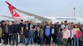 THY'nin 'Tek Yürek' isimli uçağının ilk yolcuları depremzedeler oldu