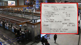 Sabiha Gökçen Havalimanı'nda fahiş fiyatlar! Bir bardak çay 67 liradan satılıyor