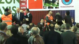Trabzonspor Kongresi'nde yumruklar konuştu
