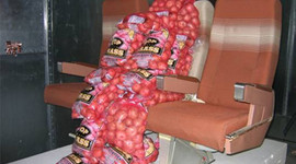 Uçak dolusu patatesle cep telefonu testi!