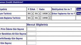 Ne Zaman Emekli Olurum Hesaplaması