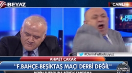 Sinan Engin canlı yayında çıldırdı! Bardaklar havalarda uçuştu...