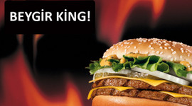 Skandal: Burger King oldu Beygir King!