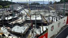 Vodafone Arena'nın inşaatı durduruldu...
