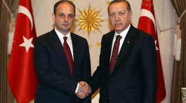 Erdoğan Çetinkaya ile görüştü