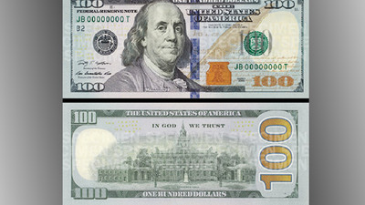 İşte yeni 100 dolarlık banknot!