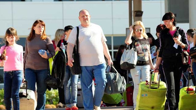 Haziranda turist sayısı yüzde 43 arttı