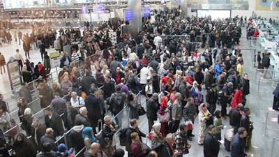 Atatürk Havalimanı'nda yarıyıl tatili yoğunluğu