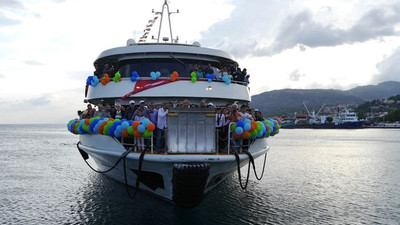 Midilli seferleri törenle başladı