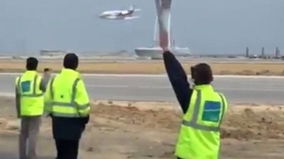 Yeni Havalimanı'nda tarihi anlar!