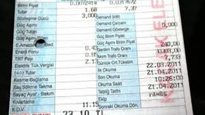 Elektrik faturasına faiz ayarı!