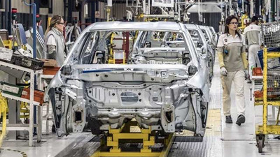 Otomotiv üretimi yüzde 28 düştü