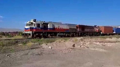Çin'den yola çıkan 1056 metrelik blok tren Türkiye'ye ulaştı