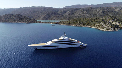 200 milyon dolarlık mega yat Kekova'da