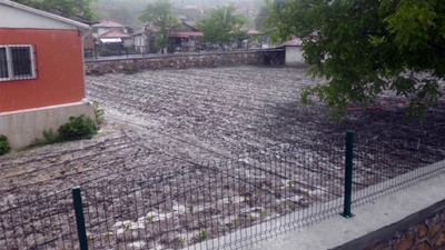 Dolu yine tarımı vurdu!
