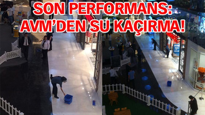 Zorlu Center'ı su bastı!