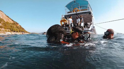 Bakan Pakdemirli Marmara Denizi'nden hayalet ağ çıkardı