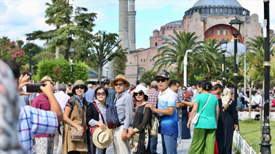 İstanbul'da turist sayısında 2021 rekoru