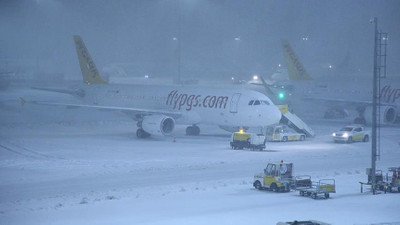 Sabiha Gökçen Havalimanı'ndan karla mücadele açıklaması