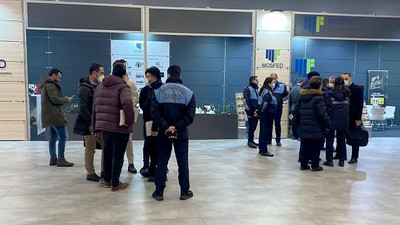 Mobilya fuarında zabıta teftişi tepki topladı