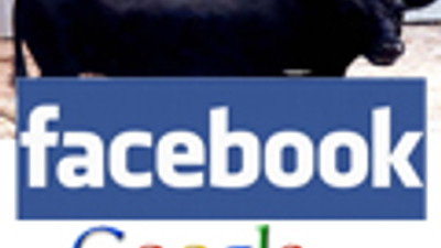 Facebook ve Google'la 'boğa' güreşi!