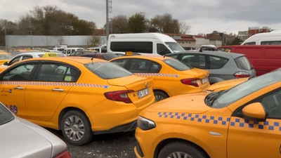 İstanbul'daki otoparklarda taksi yoğunluğu