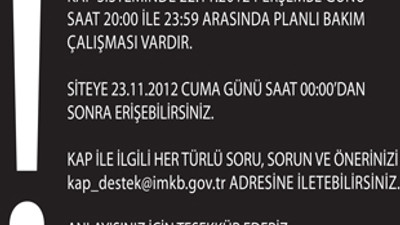 Kamu 1000 km bakımına girdi!