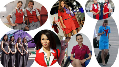 Hostesler yarıştı!