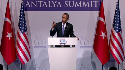 ABD Başkanı Obama G20 Zirvesi'nde konuştu