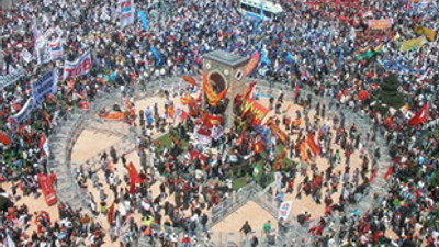 DİSK 1 Mayıs'ta Taksim'de