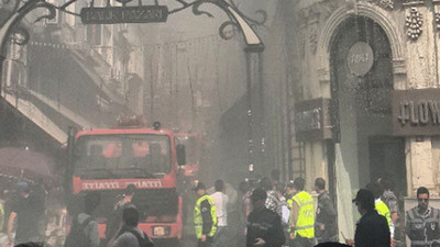 Çiçek Pasajı'nda yangın