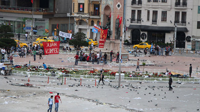 Taksim'de bugün...