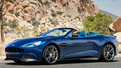 Aston Martin üstü açık modelini çıkardı