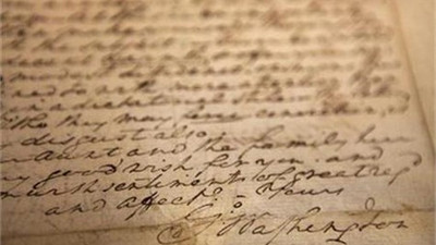 Washington'ın mektubuna 1,4 milyon dolar