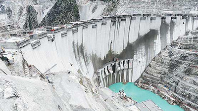 Dünyanın 3. en yüksek barajı sona yaklaşıyor