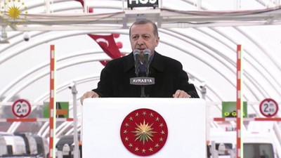 Cumhurbaşkanı Erdoğan: Avrasya Tüneli geçiş ücreti 15 TL