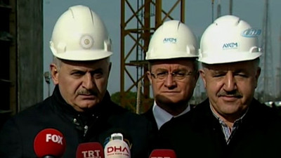 Başbakan Yıldırım K.Çamlıca'daki kuleyi inceledi