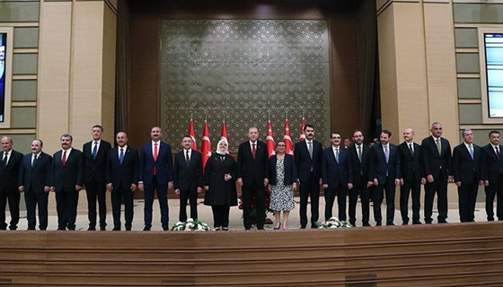 Erdoğan yeni kabineyi açıkladı